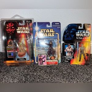 NEW Star Wars action figure bundle yoda skywalker